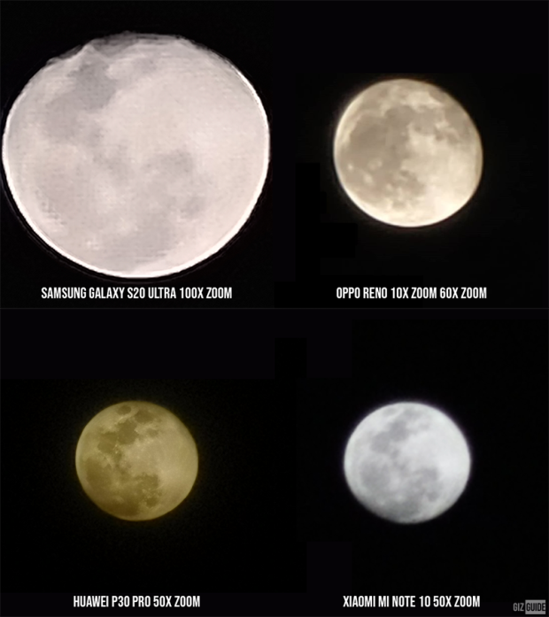 Ini Hasil Bidikan Kamera Smartphone Flagship dengan Objek Bulan