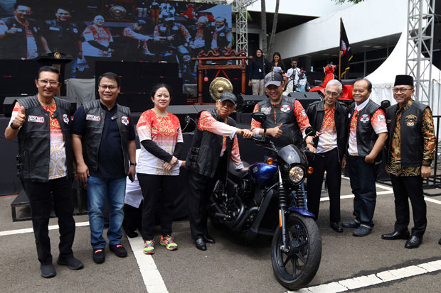Bergaya Bikers, Wapres Ma'ruf Amin Hadiri Cerdas Cermat 4 Pilar