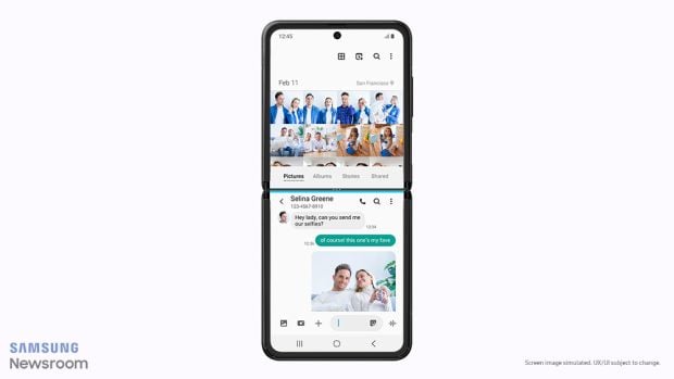 Galaxy Z Flip Tawarkan Pengalaman Berponsel Layar Lipat yang Mengasyikan