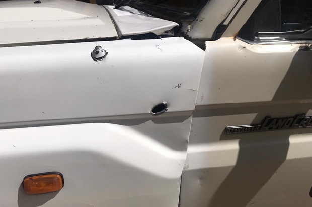OPM Tembaki Mobil Patroli Polsek Tembagapura 1 Polisi Terluka