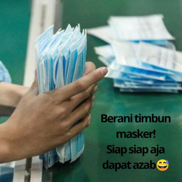 Ketika Netizen Ramai-ramai 'Azab' Penimbun Masker