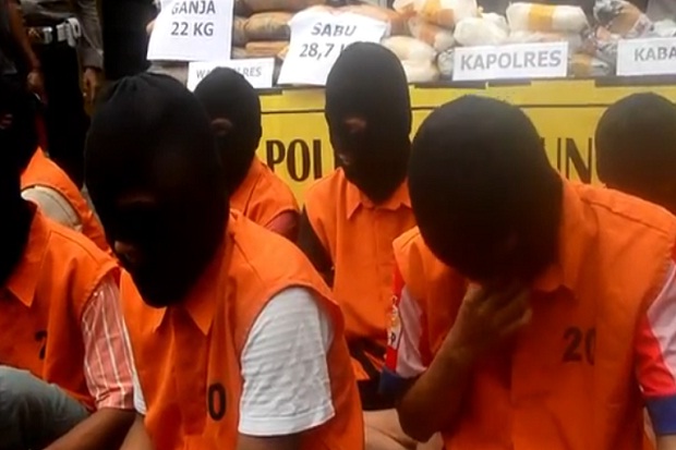Sabu 28,7 Kg dan Ganja 22 Kg Gagal Diselundupkan ke Pulau Jawa