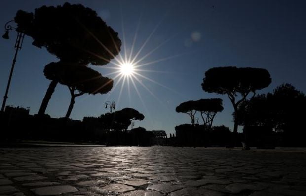 Jalanan di Kota-kota Italia Lengang Setelah Seluruh Negara Dikunci