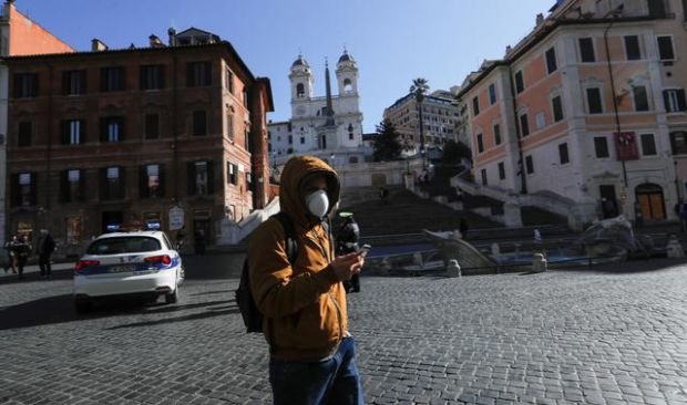 Jalanan di Kota-kota Italia Lengang Setelah Seluruh Negara Dikunci