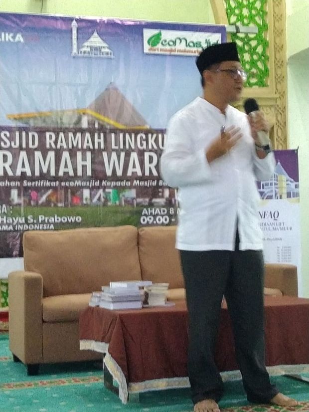 Masjid Baitul Ma’muur Telaga Sakinah Raih Sertifikat Ramah Lingkungan dari MUI