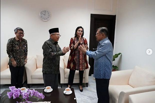 Salam Corona ala Ma'ruf Amin, JK, dan Sri Mulyani