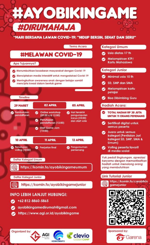 Kominfo Bareng Asosiasi dan Pengembang Gelar Lomba Bikin Game dari Rumah