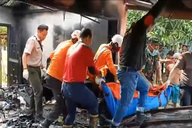 Nahas, Terjebak Kebakaran Remaja Putri di Bangka Barat Tewas Mengenaskan