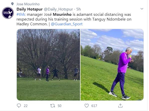 Gelar Latihan Saat Inggris Lockdown, Mourinho Lolos Hukuman