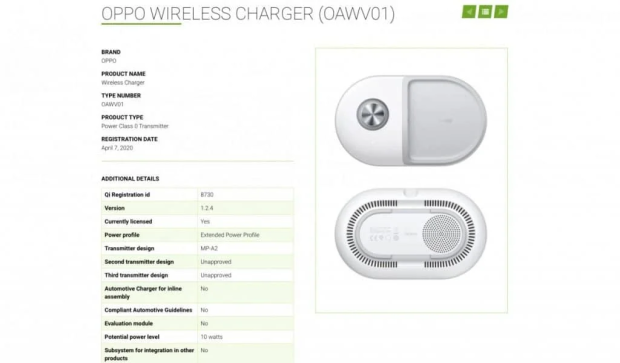 Pengisi Daya Nirkabel Oppo 40W AirVOICE Raih Sertifikasi